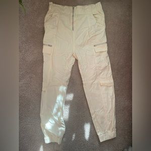 Cream colored cargo pants